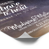 星の下結婚に ポスター (角)