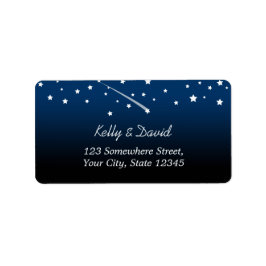 星の下結婚差出人住所ラベル ラベル