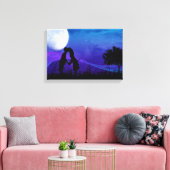 星の下 キャンバスプリント (インサイチュ (リビング))