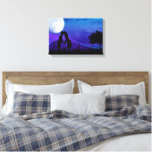 星の下 キャンバスプリント (インサイチュ (寝室))