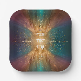 星の下：愛のお祝い ペーパープレート