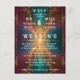 『星の下：愛のお祝い』 ポストカード