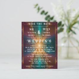 星の下：愛のお祝い ポストカード