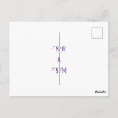 星の下:愛のお祝い ポストカード (裏面)