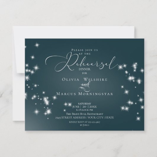 星の下 招待状 (正面)