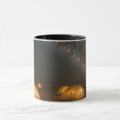 星の下：空とキャンプのマグカップ マグカップ (中央)