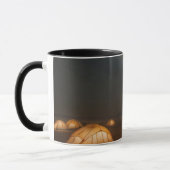 星の下：空とキャンプのマグカップ マグカップ (左)