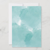 星の下：緑をテーマにした誕生日パーティー 招待状 (裏面)