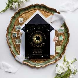 星の中で天空の私はあなたを見たブラック 招待状