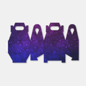星の中で青と紫の銀河系 フェイバーボックス (折り畳みなし)