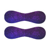 星の中で青と紫の銀河系 野球ボール (パネル)