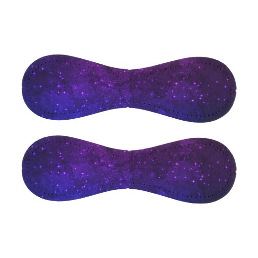 星の中で青と紫の銀河系 野球ボール (パネル)