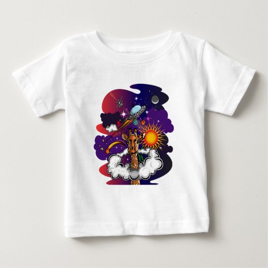 星の中に ベビーTシャツ (正面)