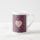 星の中のハートオンポート専門マグカップ ボーンチャイナマグカップ (右)
