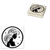 星の中の女の子 – 《星座》乙女座 ラバースタンプ (押印)