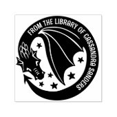 星の中の幻想の竜　図書館から セルフインキングスタンプ (デザイン)