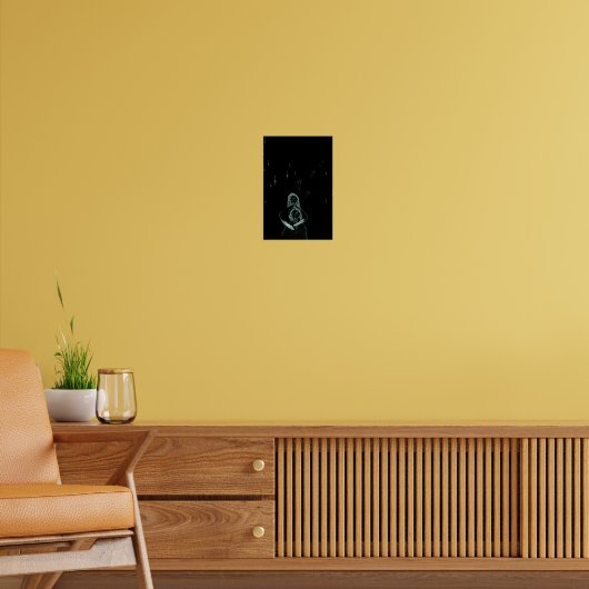 星の中の愛：夫婦の抱擁 ポスター (リビング2)