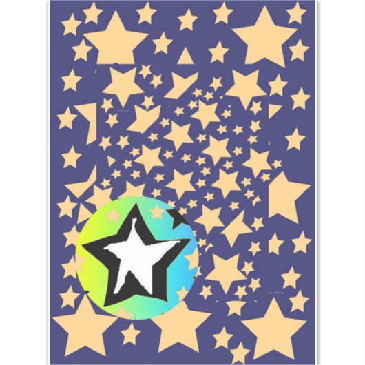 星の中の星 シール (正面)