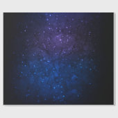 星の中の銀河系 ラッピングペーパー (フラット)