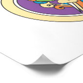 星の中の�小石 ポスター (角)