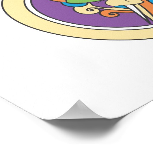 星の中の�小石 ポスター (角)