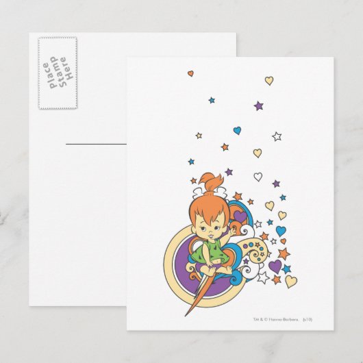 星の中の�小石 ポストカード (正面/裏面)