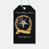 星の個人用設定 ギフトタグ (裏面)