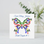 星の個人用設定 招待状 (スタンド正面)