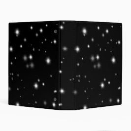 星の光が黒と白の輝きを放つ