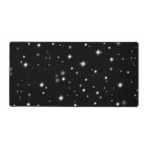 星の光が黒と白の輝きを放つ