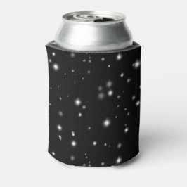 星の光が黒と白の輝きを放つ 缶クーラー