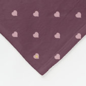 星の内部ハートオンポートフリースブランケット フリースブランケット (角)