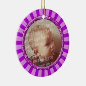 星の円形の写真フレーム セラミックオーナメント (右)