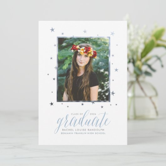 『星の写真の卒業発表』 案内状 (スタンド正面)