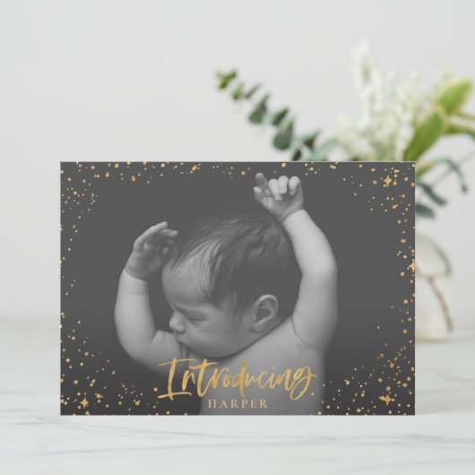 星の出生のお知らせ金ゴールド シーズンカード (スタンド正面)