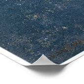 星の列と夜 ポスター (角)