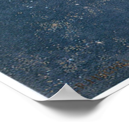 星の列と夜 ポスター (角)