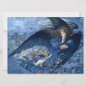 星の列と夜(天使と天使) カード (正面)