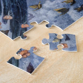 星の列と夜(天使と天使) ジグソーパズル (側面)