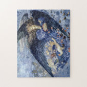 星の列と夜(天使と天使) ジグソーパズル (縦)