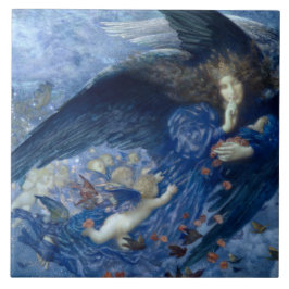 星の列と夜（天使と天使） タイル