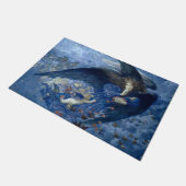 星の列と夜（天使と天使） ドアマット (アングル)