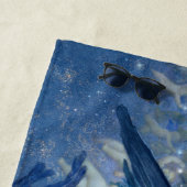 星の列と夜（天使と天使） ビーチタオル (インサイチュ)