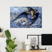 星の列と夜（天使と天使） ポスター (ホームオフィス)