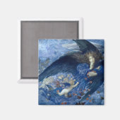 星の列と夜（天使と天使） マグネット (正面/裏面)