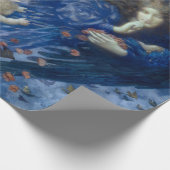 星の列と夜（天使と天使） ラッピングペーパー (角)