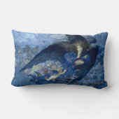 星の列と夜（天使と天使） ランバークッション (裏面)