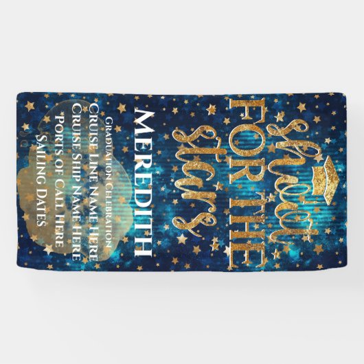 星の卒業式クルーズドアに向けて撮影 横断幕 (横)