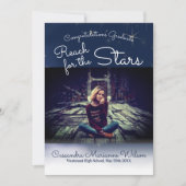 星の卒業発表に手を伸ばす 招待状 (正面)