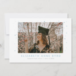 星の卒業発表に手を伸ばす 案内状